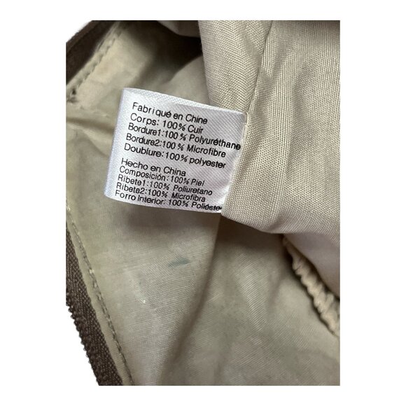 The Sak Leather Satchel – Portobello Taupe – Double Strap Handbag - Picture 8 of 9